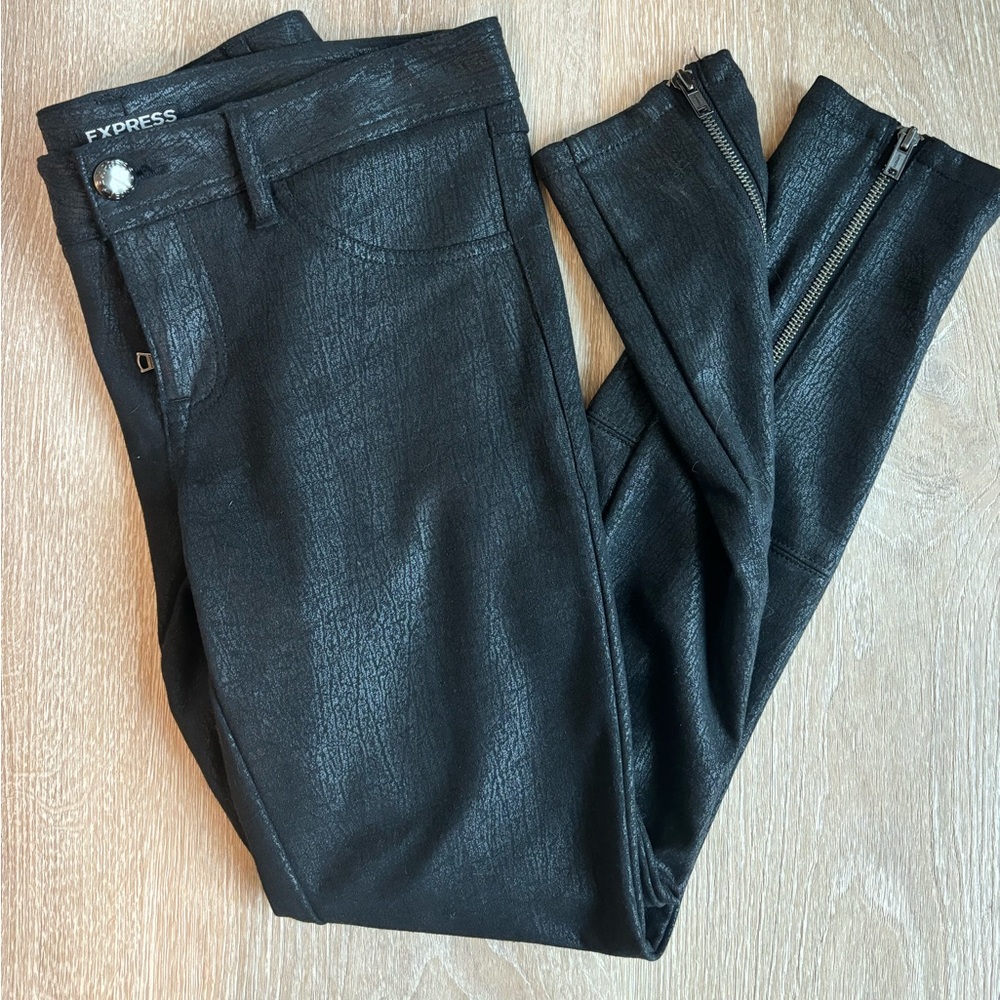 Express black leggings like new size small